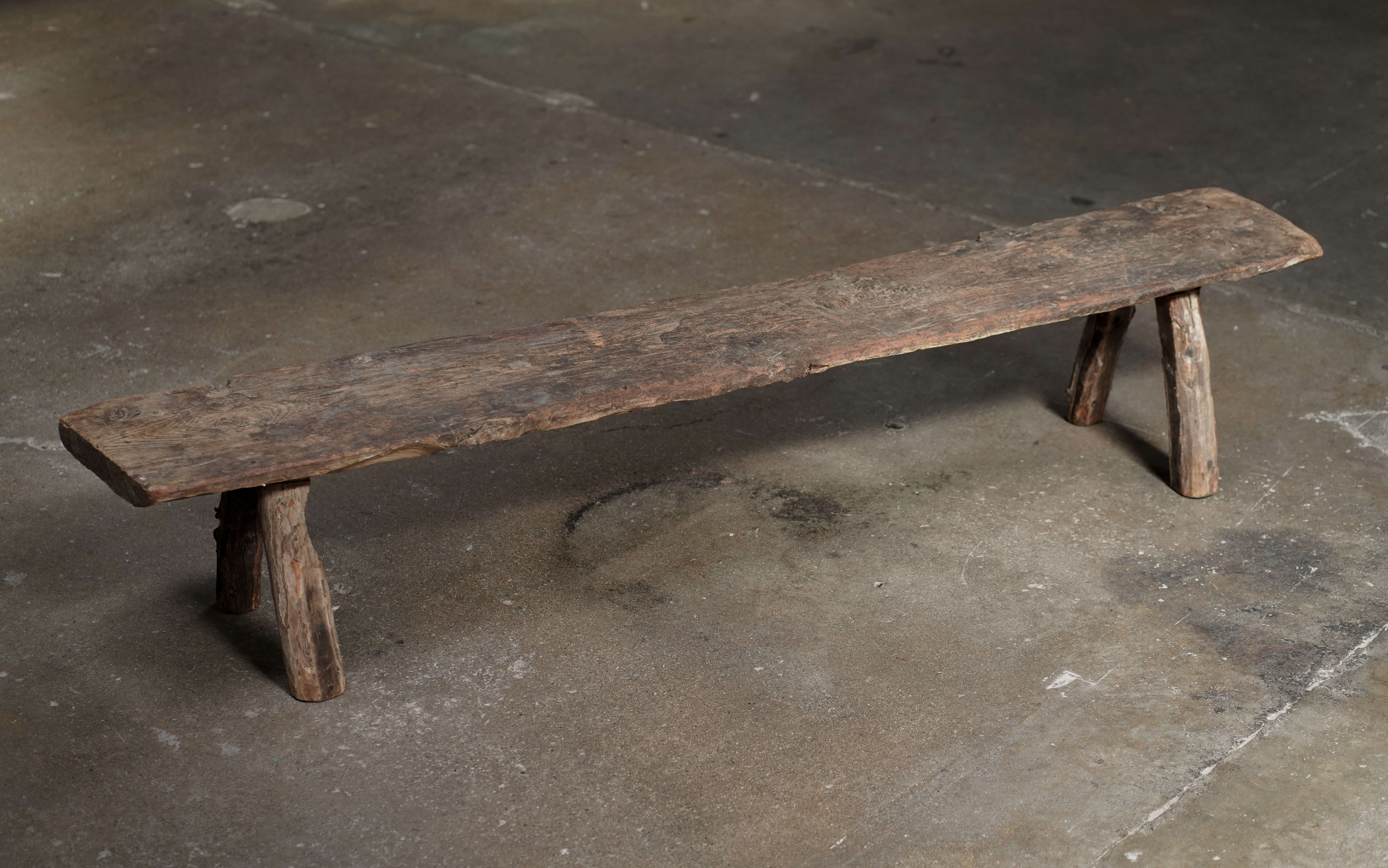 17th Century Primitive Bench, France