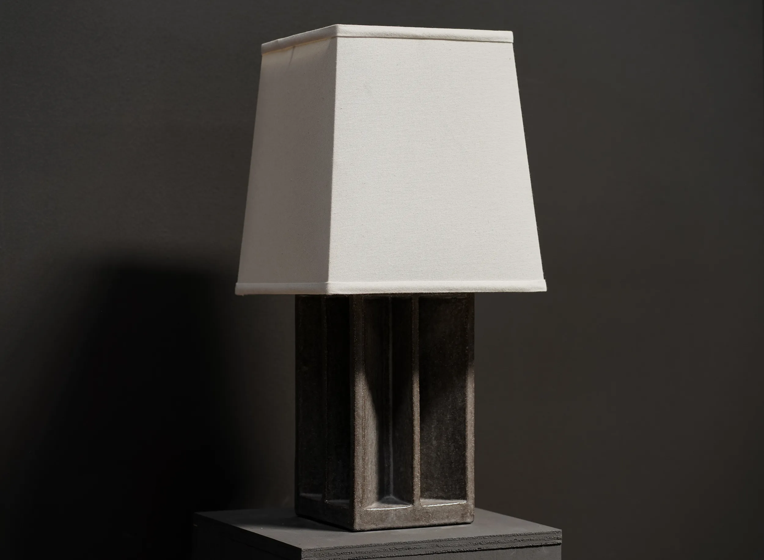 Sculptural Lamp, Smoke