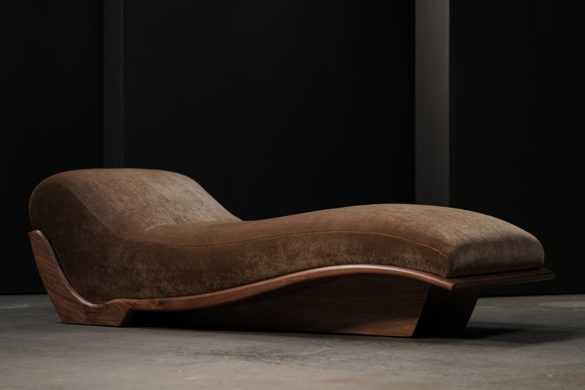 Arcadia Lounge in Bronze Mohair, by Studio Vushyan