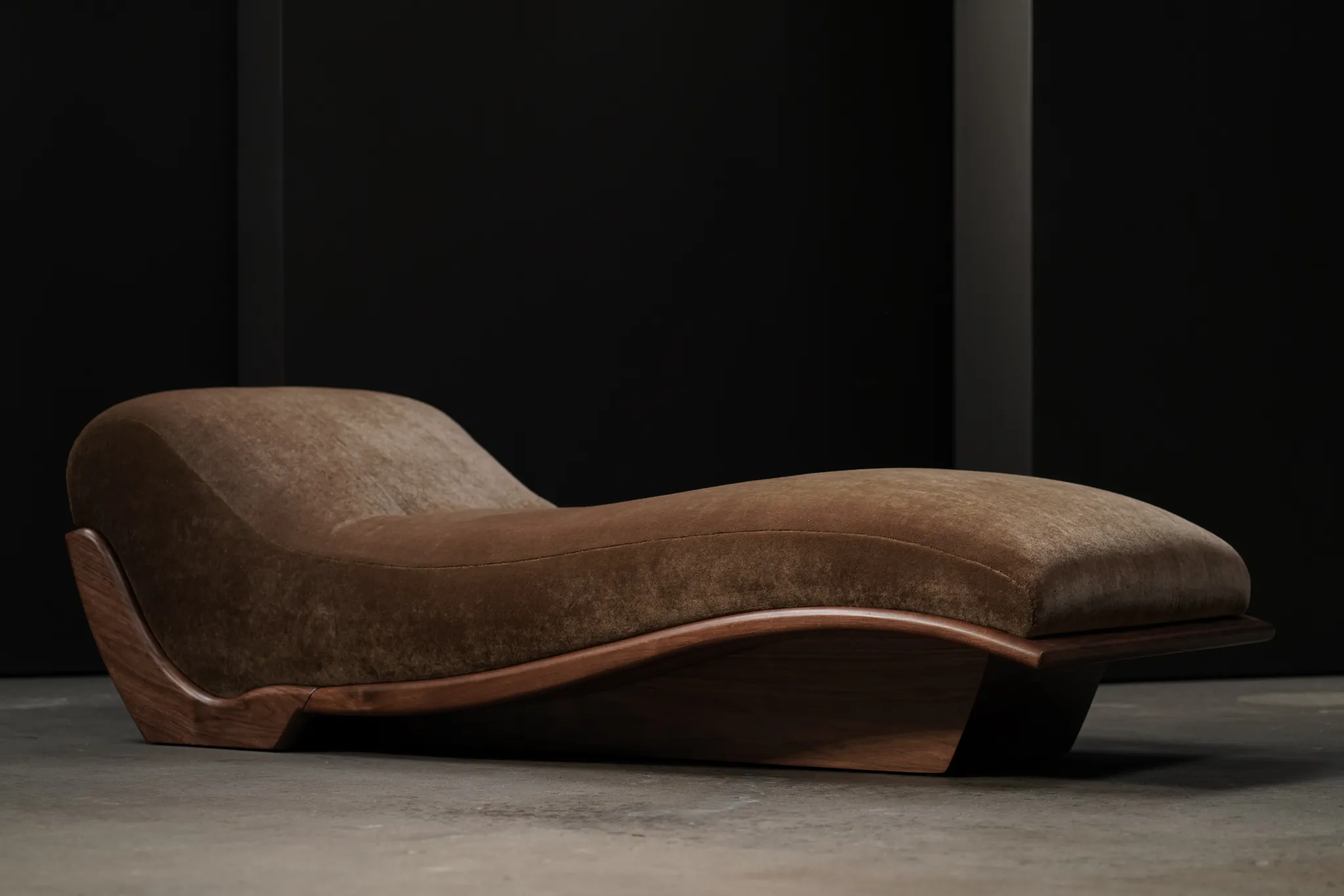 Arcadia Lounge in Bronze Mohair, by Studio Vushyan