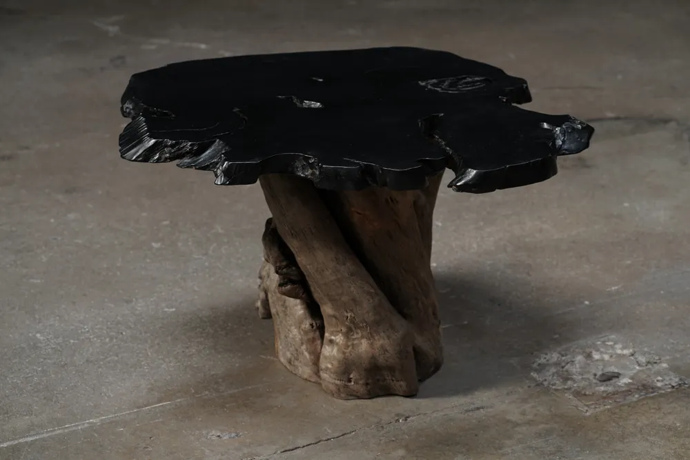 Cashew Twist Base Side Table