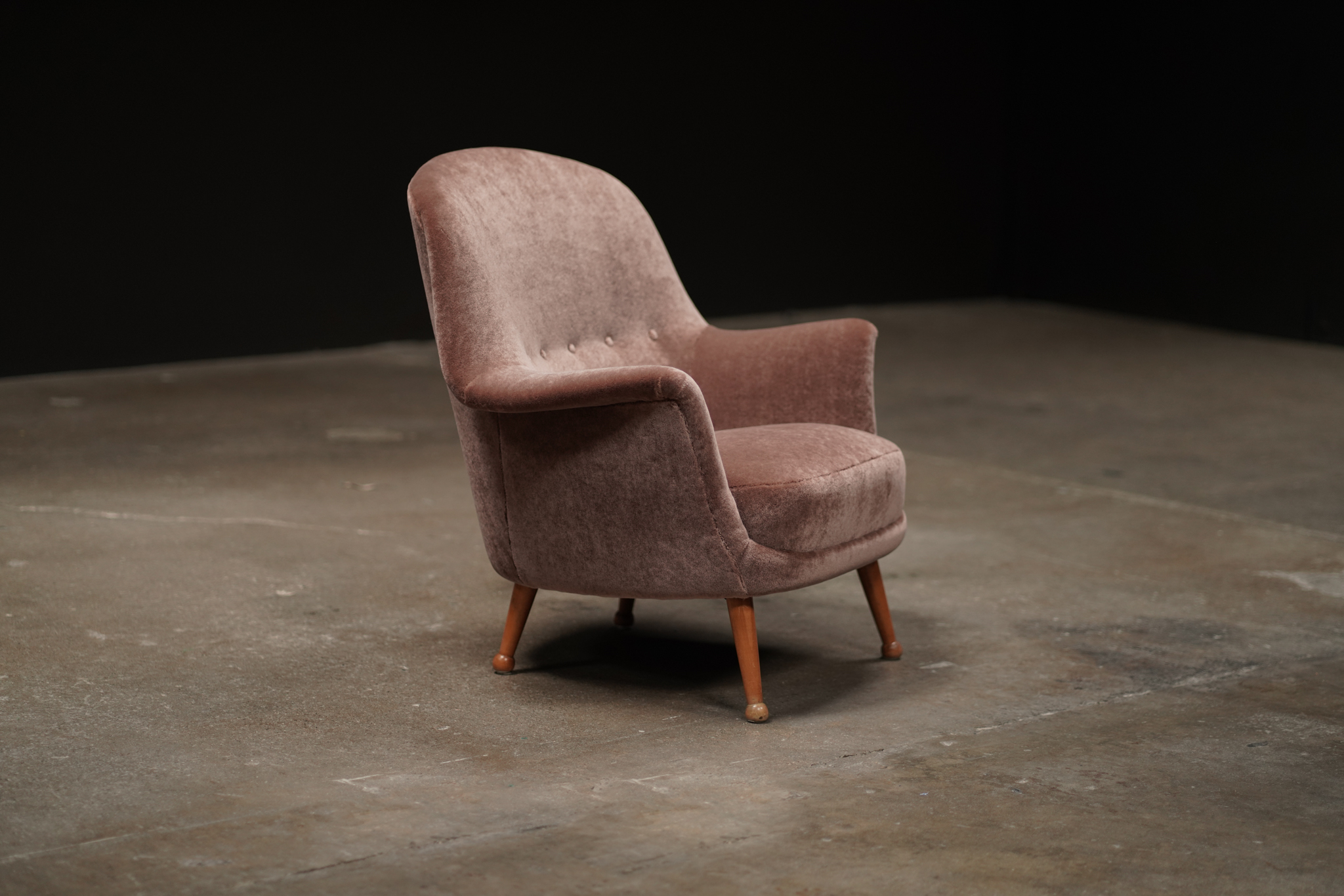 Conversation Chair, Ebi Mohair