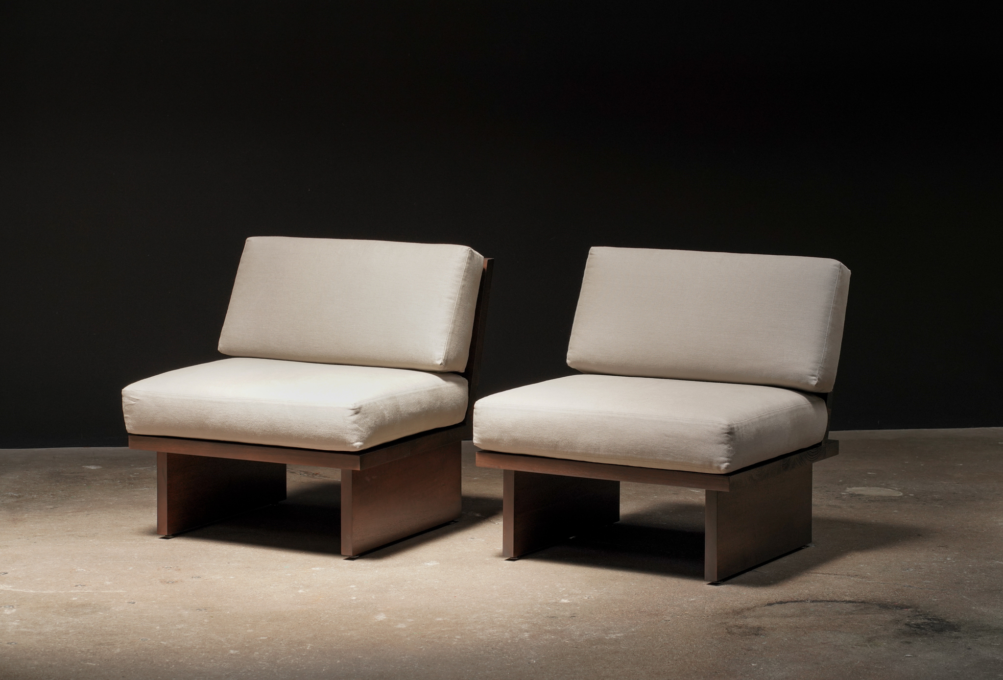 Bask Lounge Chair in Cedar, by Studio Vushyan