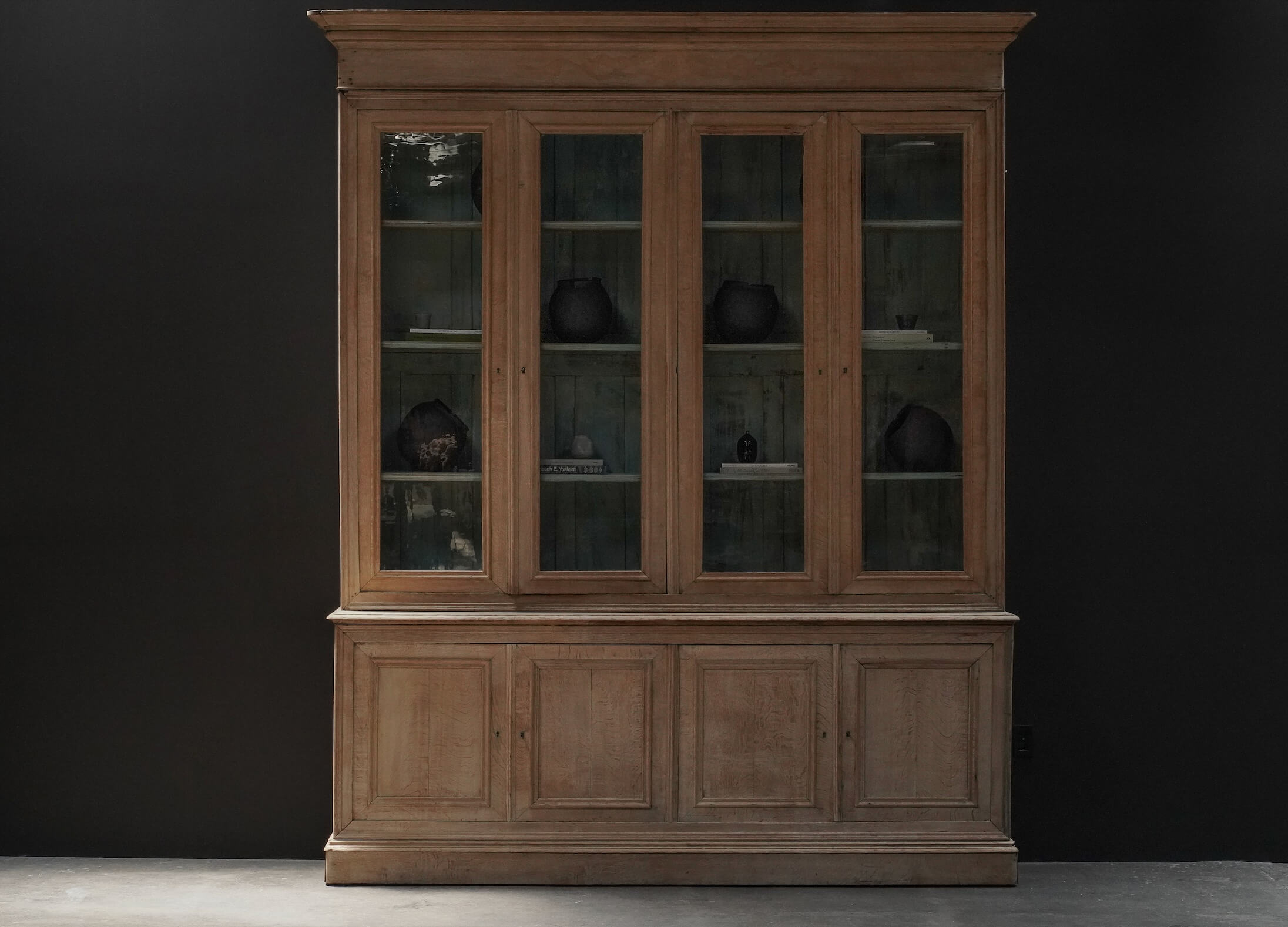 Large French Oak Cabinet