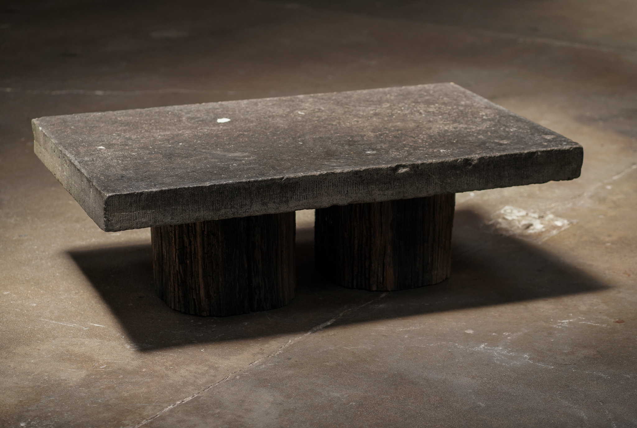 Dark Blue Stone Coffee Table