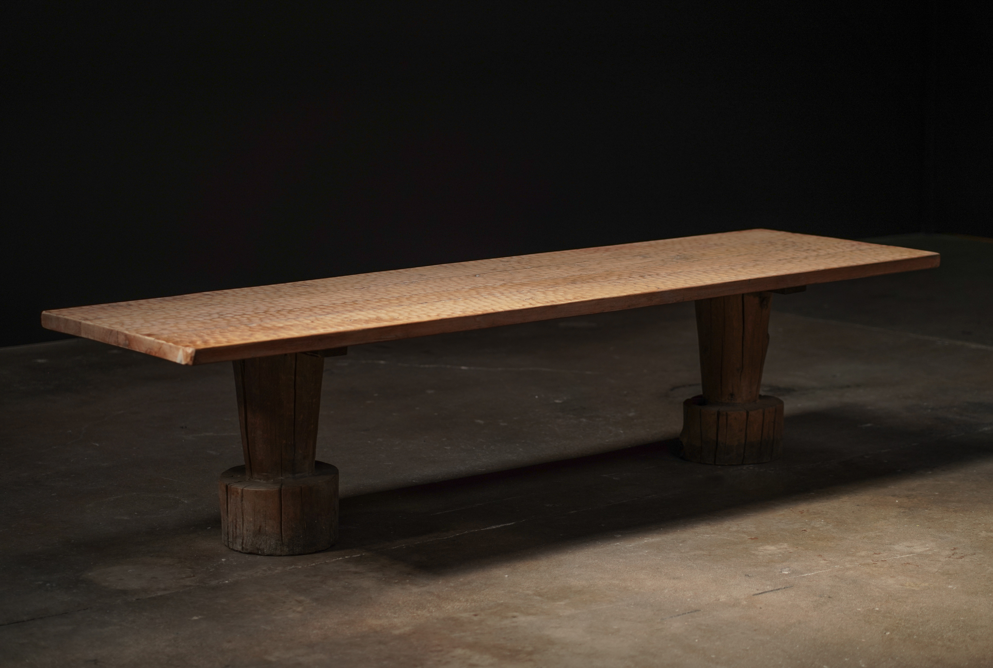 Carved Table, Pedestal Base