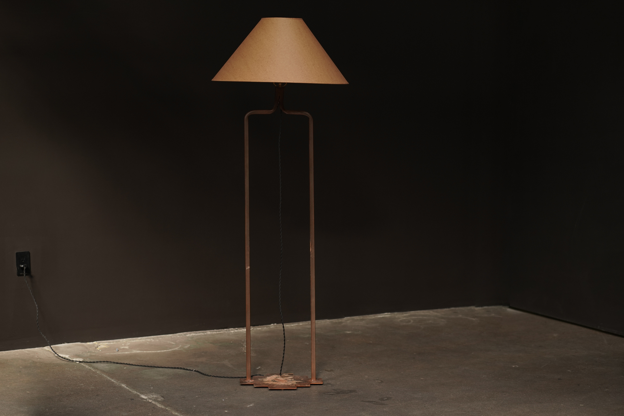 Iron Frame Floor Lamp