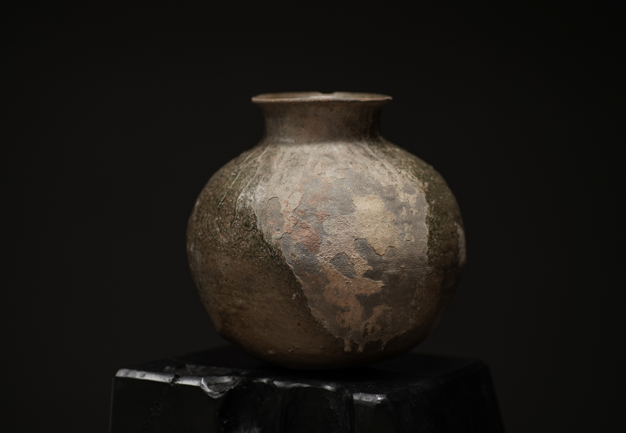 Ceramic Neck Vase, Japan