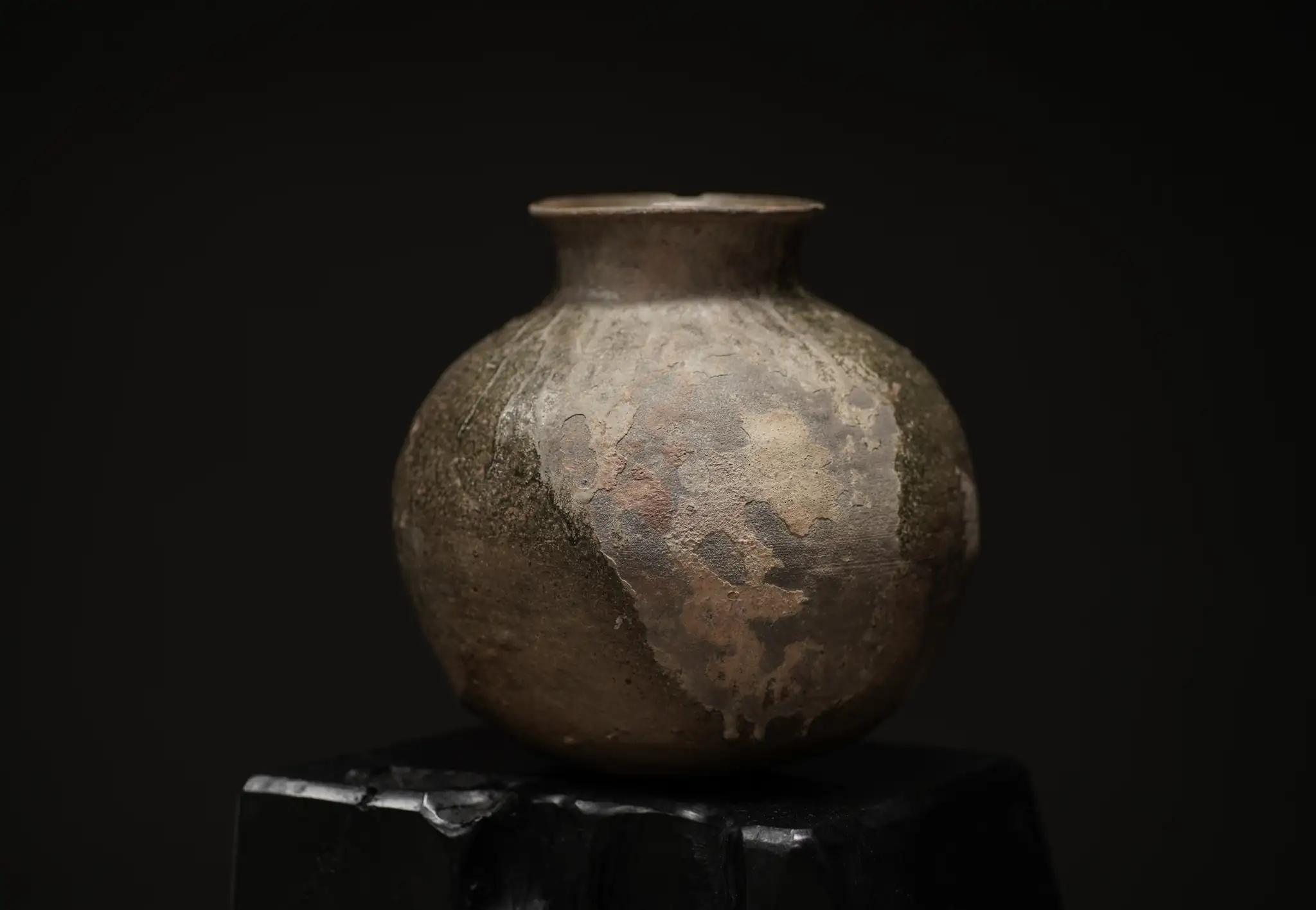Ceramic Neck Vase, Japan